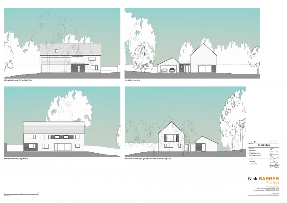 Nick Barber Architects Planning Approval received for new build house ...